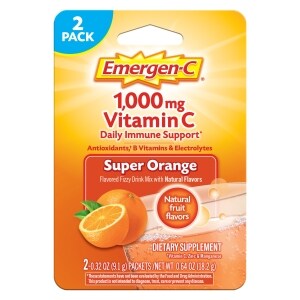 Emergen C Super Orange Vitamin C Packets 2 Ct Family Dollar