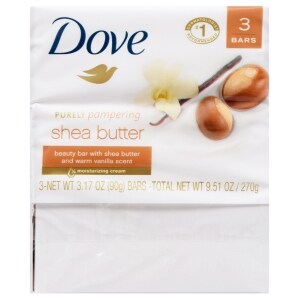 Dove Shea Butter Bar Soap 3 Ct Family Dollar