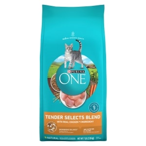 Purina ONE Natural Dry Cat Food, Tender Selects Blend With Real Chicken ...