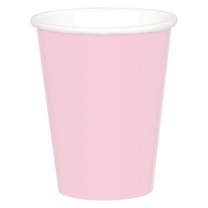 DecorRack Party Cups 12 fl oz Reusable Disposable Cups (Pink, 120)