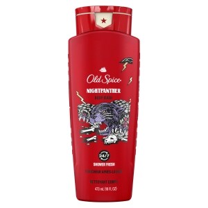 Old Spice Body Wash for Men, NightPanther, Long Lasting Lather, 16 OZ ...