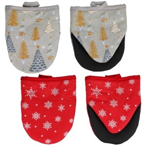 Holiday Mini Mitts  Christmas Oven Mitts – Lulubelles Boutique