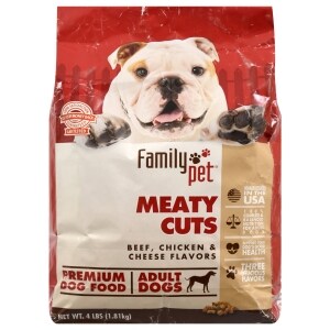 Family Pet Meaty Cuts Dog Food 4 Lb Family Dollar