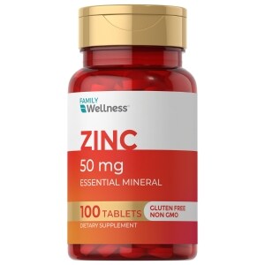 Family Wellness Zinc 50 mg Tablets, 100 ct.