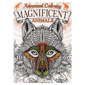 Download Magnificent Animals Advanced Coloring Book Family Dollar