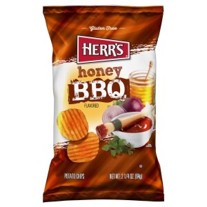 Herr's Honey BBQ Flavored Potato Chips 2.25 oz | Family Dollar