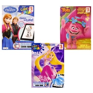 Assorted Disney And Trolls Jumbo Coloring Activity Books Family Dollar