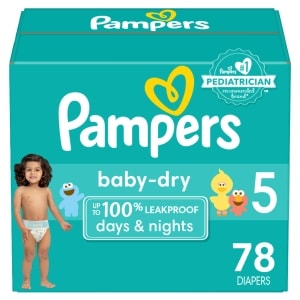Acrobatiek moreel onvergeeflijk Pampers Baby-Dry Size 5 Diapers, 78 ct.
