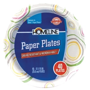 Homeline Foam Dessert Plates, 40 ct.