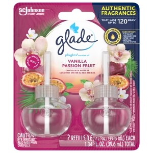 Glade PlugIns Exotic Tropical Blossoms Scented Oil Refills, 2 ct.