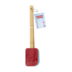 Goodcook Ready 4pk Silicone Spatulas With Bamboo Handles : Target