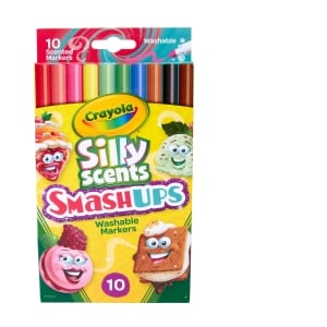 10 Ct Silly Scents® SmashUps Washable Slim Markers