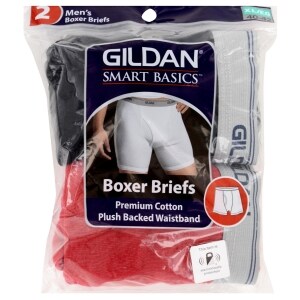 Gildan Smart Basics Men's Medium Boxer Briefs, 2 ct.