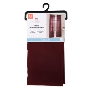 Curtains Window Panels Valences Family Dollar