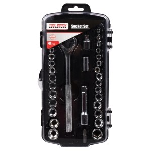 Basics Mechanic's Tool Socket Set con estuche, 123 piezas