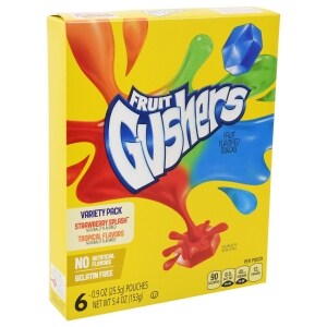 General Mills Fruit Gushers Variety Packs, 6 ct.