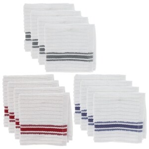Sur La Table Bar Mop Dishcloths, Set of 3, White