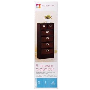 Interiors By Design 6 Drawer Organizers Family Dollar