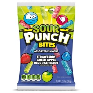 Sour Punch Santa Straws 3.7 oz