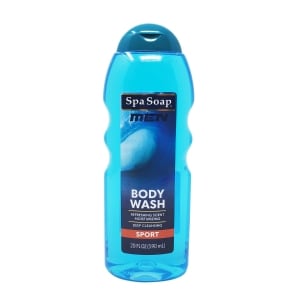 Spa Soap Men Sport Body Wash, 20-oz. Bottles