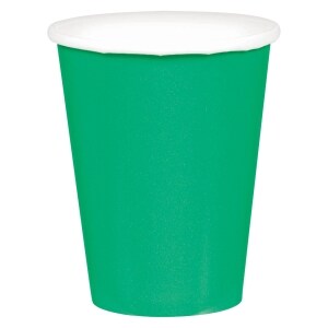 9-oz. Green Paper Party Cups, 12 ct.