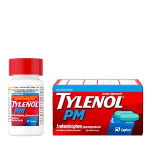 Tylenol PM Extra Strength Nighttime Pain Reliever & Sleep Aid Caplets ...