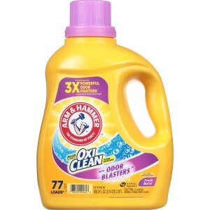 Arm & Hammer Fresh Burst Laundry Detergent Plus Oxi Clean, 131.25 fl.oz.