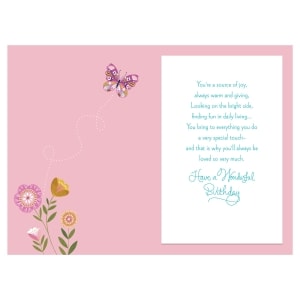 Sentimental Studios Granddaughter Birthday Card | Family Dollar