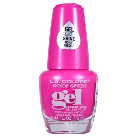 L.A. Colors Color Craze Gel Nail Polish in Spontaneous, .44 oz.