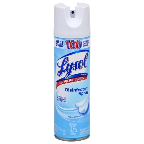 Lysol Disinfectant Spray - Crisp Linen Scent, 19 oz.