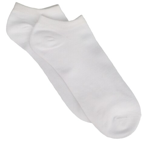 Pro Player Women's Size 4-10 White No-Show Socks, 12 Pair