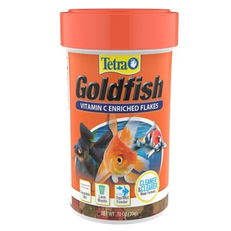 Tetra Goldfish Flakes, Nutritionally Balanced Diet For Aquarium Fish ...