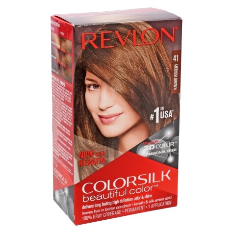 Revlon Colorsilk Medium Brown Hair Color Kit