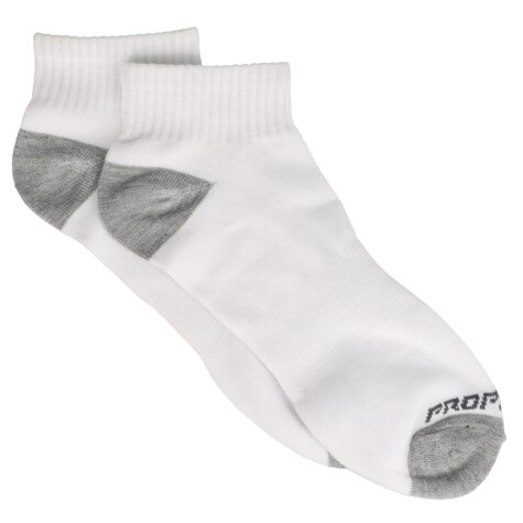 Pro Player(R) Men's Performance Ankle White Socks for shoe sizes 6 - 12 ...