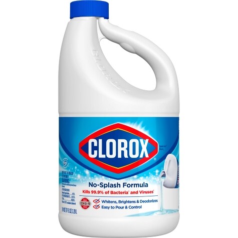 Clorox No-Splash Disinfecting Bleach, 77-oz.