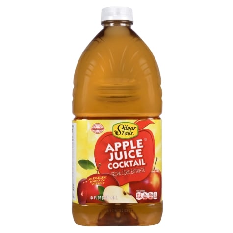 Silver Falls Apple Juice Cocktail Juice Drinks, 64 fl.oz.