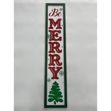 Christmas Porch Leaner Sign, 48 in.