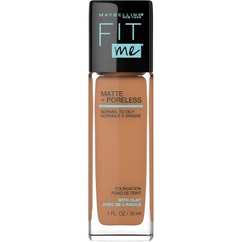 Maybelline Fit Me Matte + Poreless Classic Tan Foundation, 1 oz.