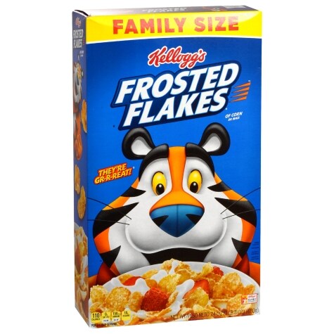 Kellogg's Frosted Flakes Family Size Breakfast Cereal