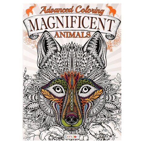 Download Magnificent Animals Advanced Coloring Book Family Dollar