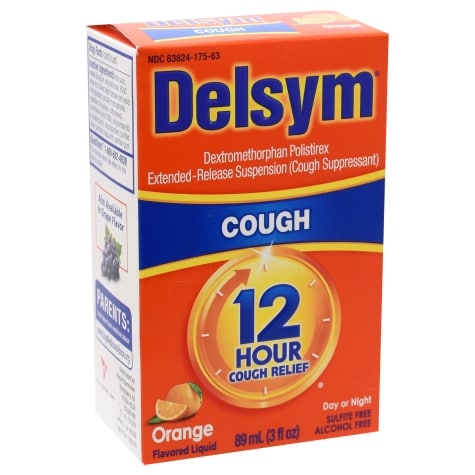 Delsym 12-Hour Cough Relief, 3 oz.