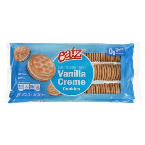 Eatz Vanilla Creme Cookies, 25-oz. Packs