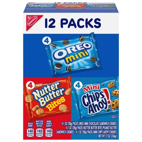 View Nabisco Cookies Variety Pack, 12