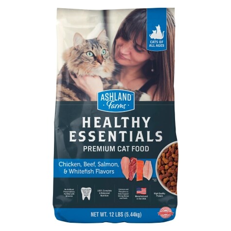 Ashland Farms Healthy Essentials Premium Cat Food, 12 lb.