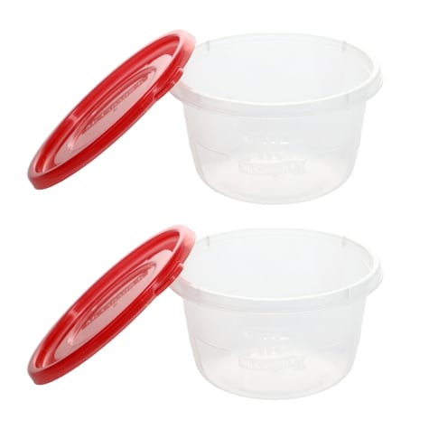 McCormick Plastic 3.2-Cup Round Food Storage Containers, 2-ct.