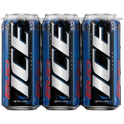 Bud Ice® Beer, 6 Pack 16 fl. oz. Cans