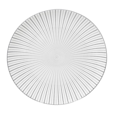 Gray and White 10.5 Inch Dinnerplate, 1 ct.