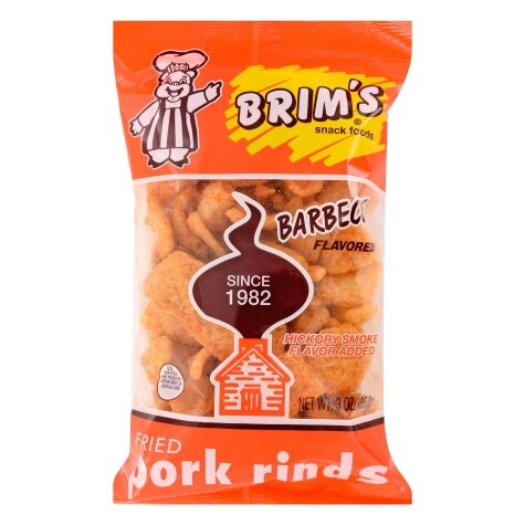 Brim's Barbecue Pork Rinds, 3 oz.