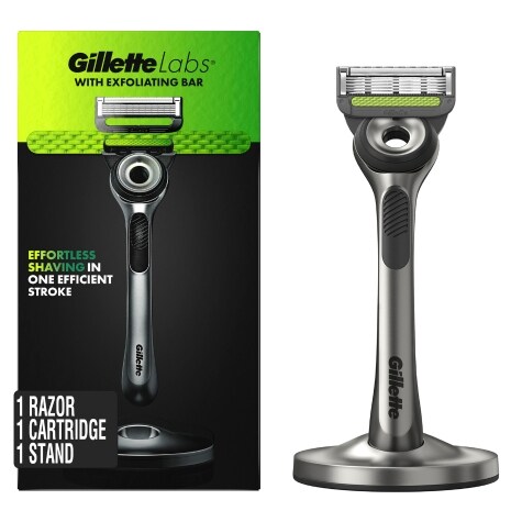 GilletteLabs with Exfoliating Bar by Gillette Razor for Men - 1 Handle ...