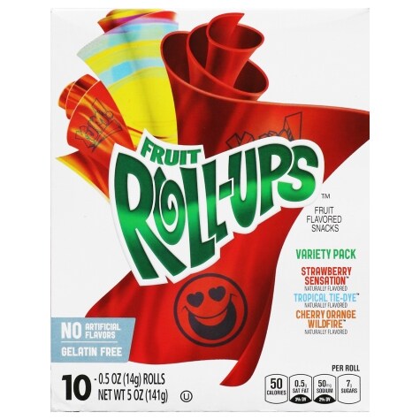 Fruit Roll-Ups Variety Packs, 10 ct.